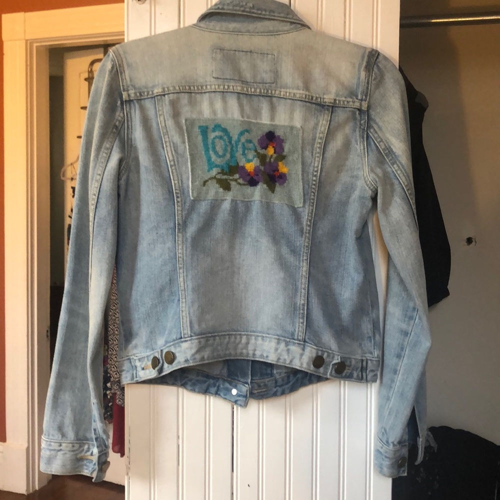 Gap vintage denim jacket with patch